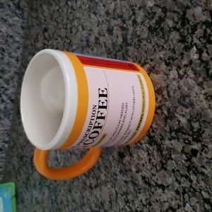 PRESCRIPTION XL COFFEE MUG SOUVENIR. BNWT SUPER CUTE